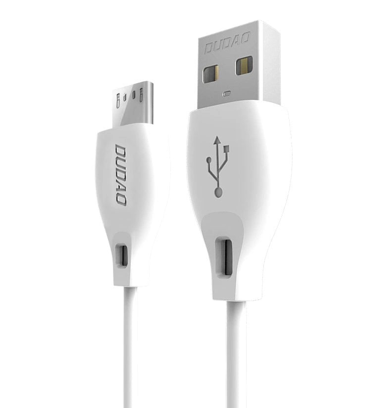 Dudao Kabel Micro USB Kabel 2.4A 1m weiß (L4M 1m weiß)