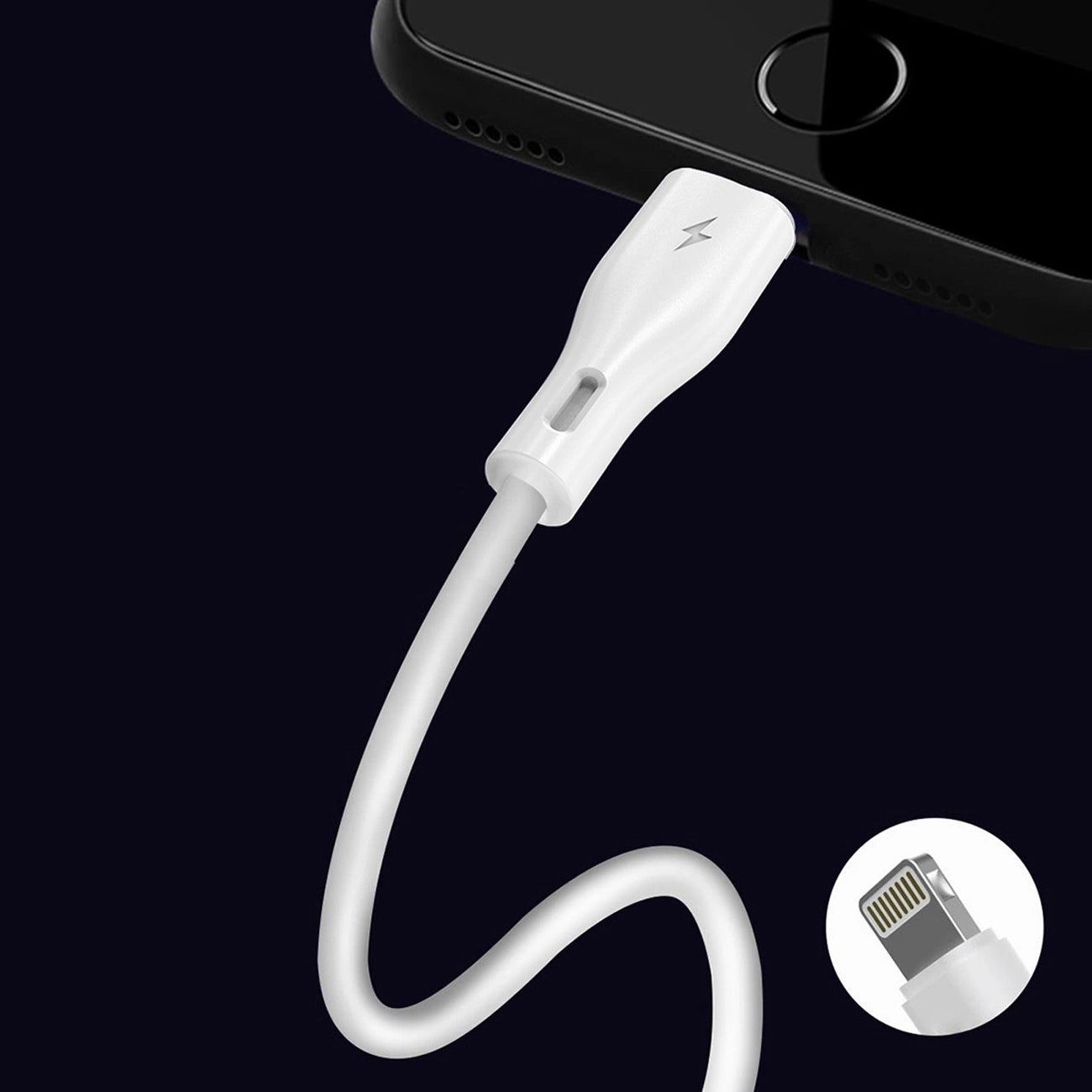 Dudao -Kabel USB / Lightning 3A 1m weiß (L2L 1m weiß)