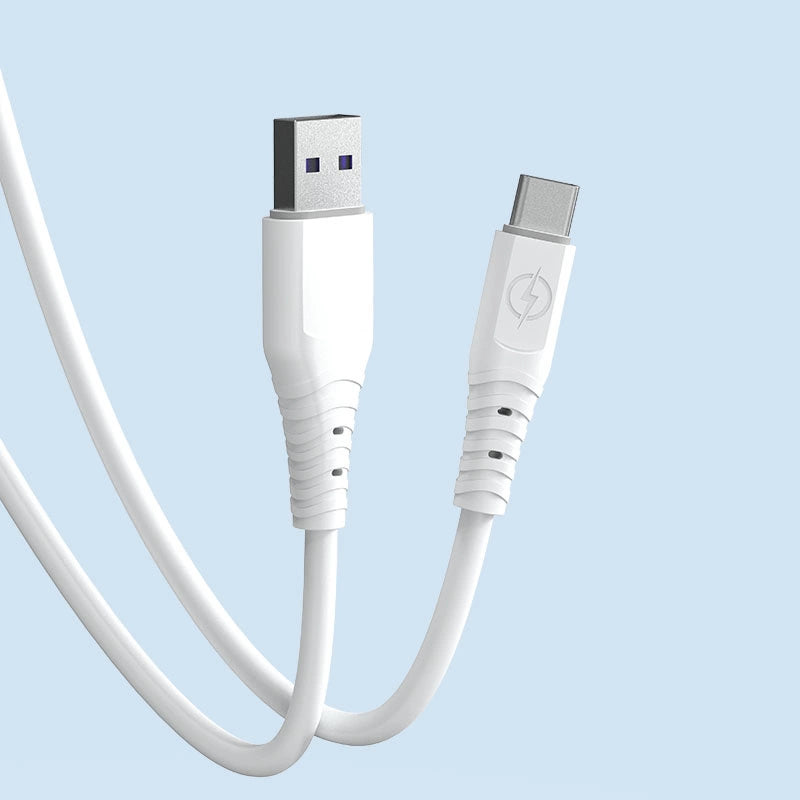 Dudao Kabel USB - USB Typ C 6A Kabel 1 m weiß (TGL3T)