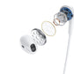Dudao Kabellose Bluetooth-In-Ear-Kopfhörer mit Magnetverschluss, Weiß (U5B)