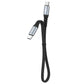 Dudao L10C USB-C – USB-C PD-Kabel 100 W 5 A 0,23 m – Schwarz