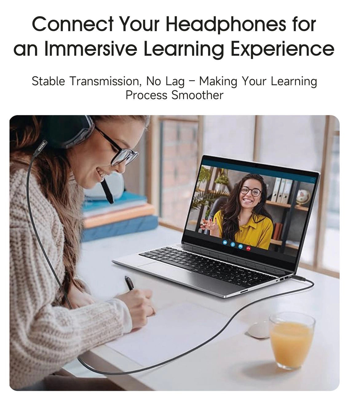 Dudao L12S AUX-Kabel Miniklinke 3,5 mm 1 m 3-polig Stereo - schwarz