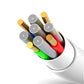 Dudao L2L USB-A / Lightning 3A Kabel 2m - Weiß