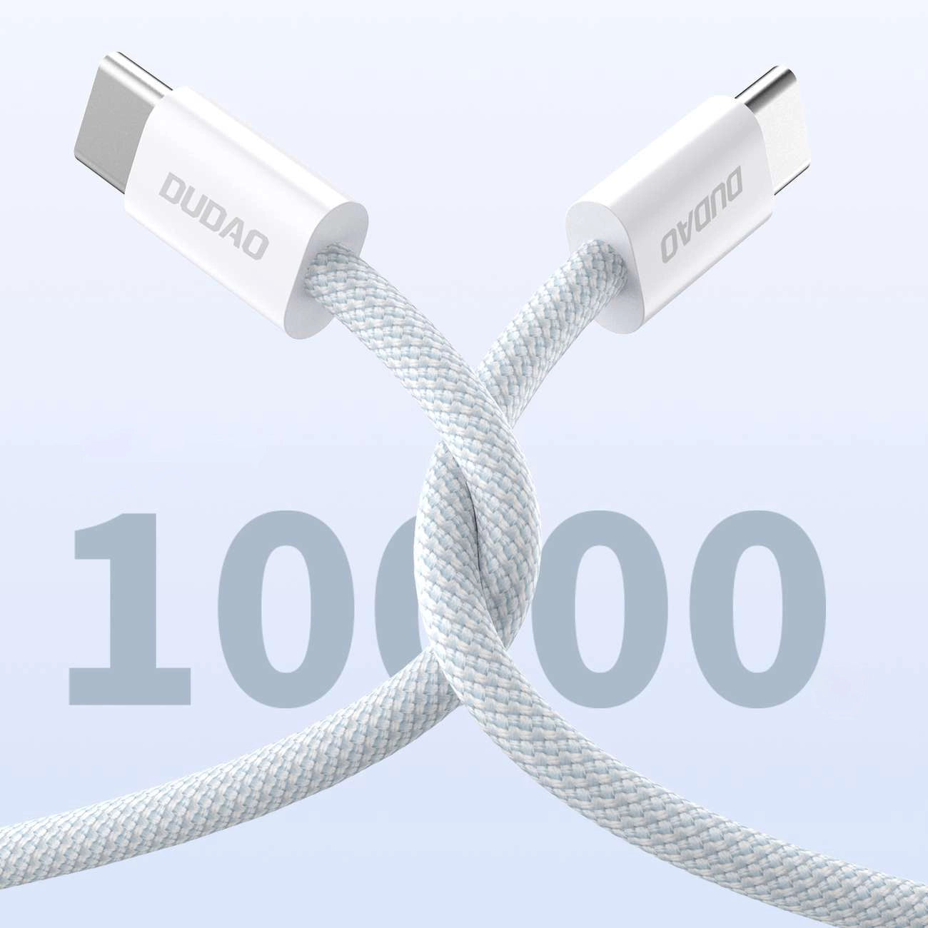 Dudao L6C USB-C - USB-C PD 30W Kabel 2m - Hellblau
