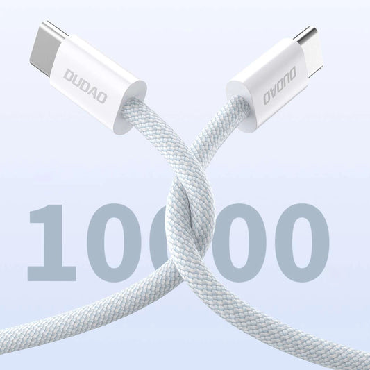 Dudao L6C USB-C – USB-C PD-Kabel 30 W 1 m – Hellblau