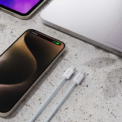 Dudao L6C USB-C – USB-C PD-Kabel 30 W 1 m – Hellblau