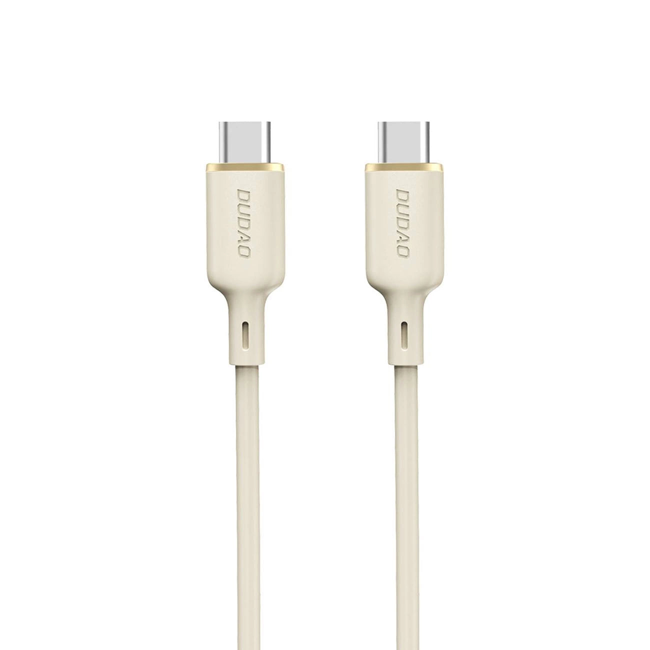 Dudao L7SCC USB-C – USB-C-Kabel 100 W 1 m – Beige