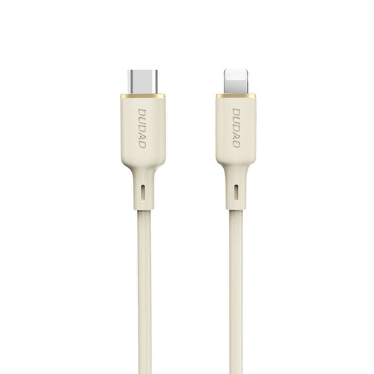 Dudao L7SCL USB-C – Lightning 30W 2m Kabel – Beige