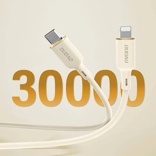 Dudao L7SCL USB-C – Lightning 30W 2m Kabel – Beige