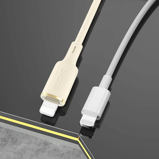 Dudao L7SCL USB-C – Lightning Kabel 30 W 1 m – Beige