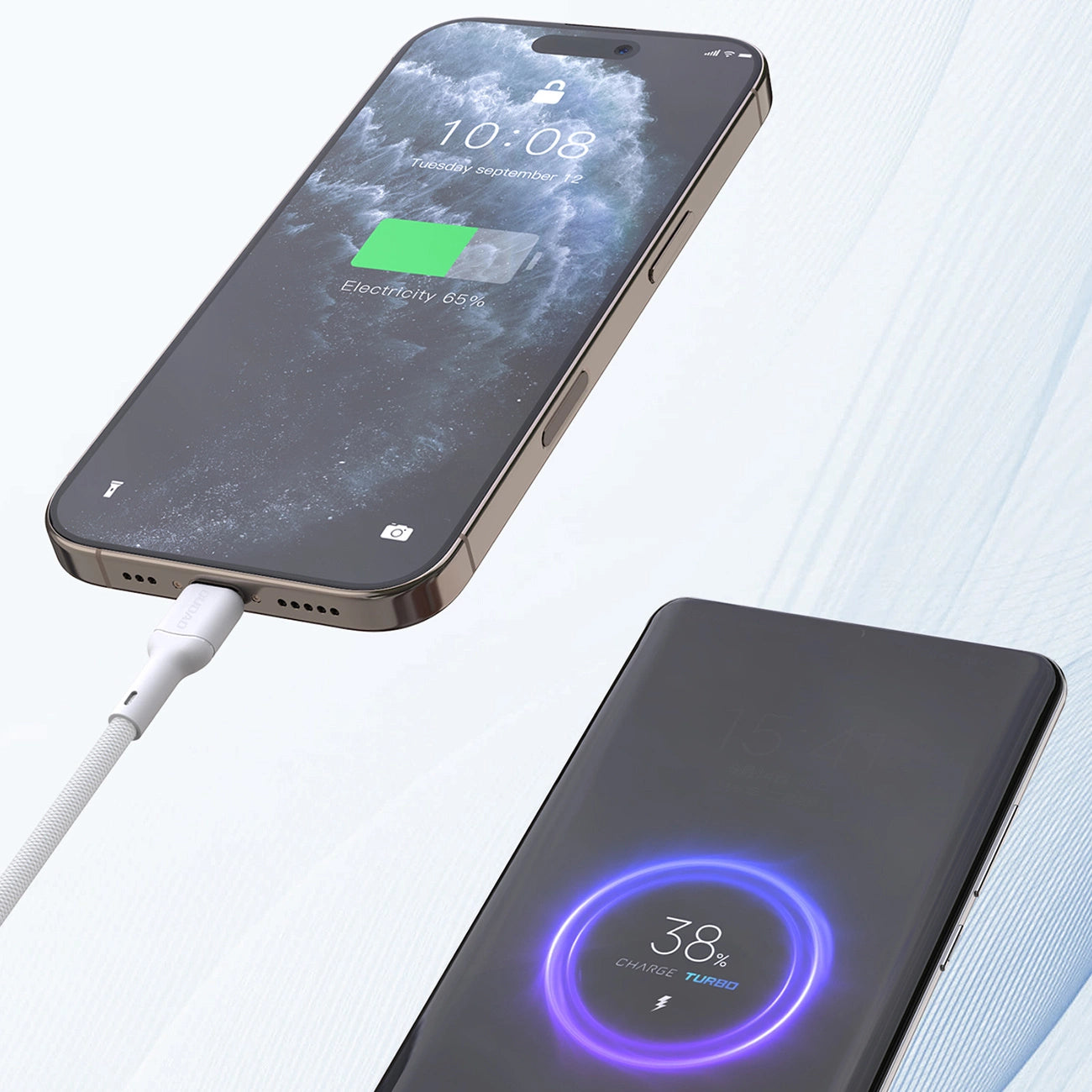 Dudao L9X 30W USB-C - Lightning Kabel 1m - Weiß