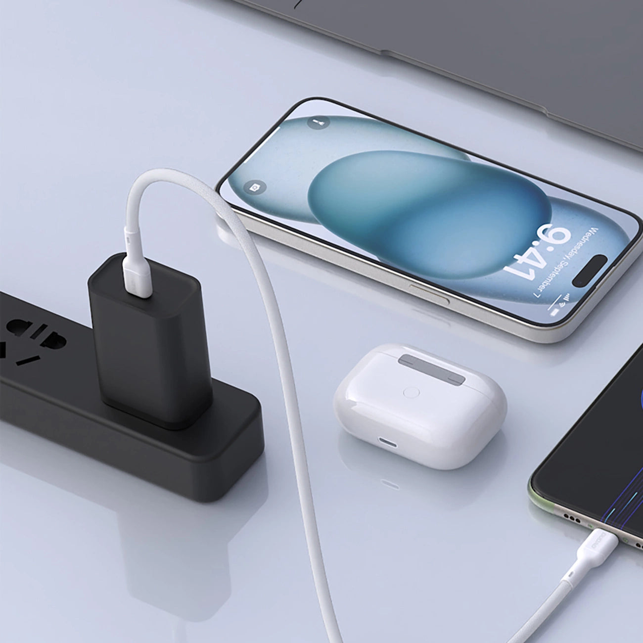 Dudao L9X 30W USB-C - Lightning Kabel 1m - Weiß