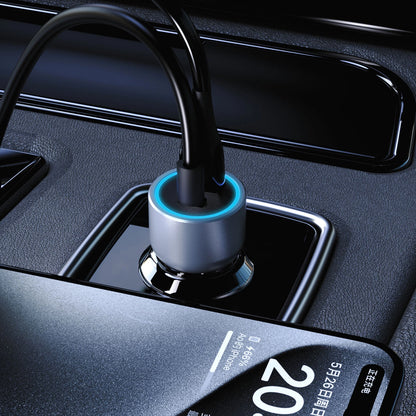 Dudao R4T 25W USB-A / USB-C Autoladegerät - Grau