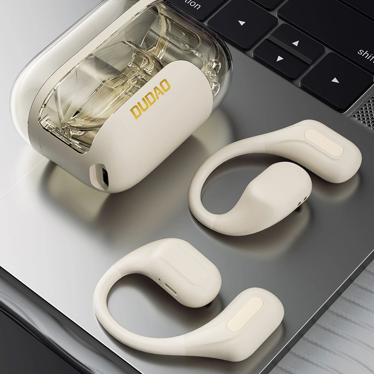 Dudao U17Pro kabellose On-Ear-Kopfhörer mit Bluetooth 5.3 und ANC – Weiß