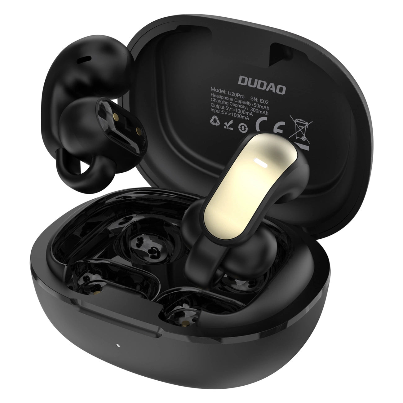 Dudao U20 Pro TWS Bluetooth kabellose Kopfhörer - schwarz