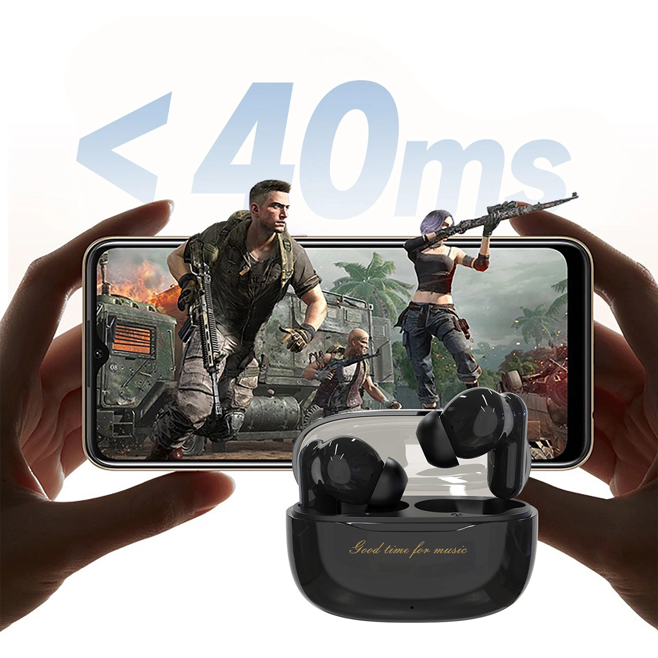 Dudao U8 Pro TWS kabellose Kopfhörer - schwarz