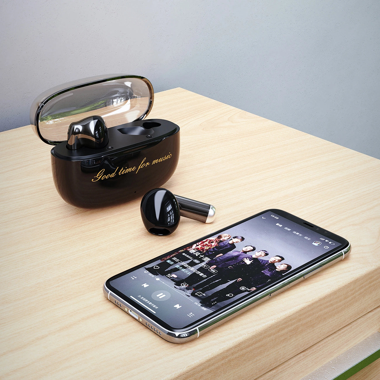 Dudao U8 TWS Kabellose In-Ear-Kopfhörer - Schwarz