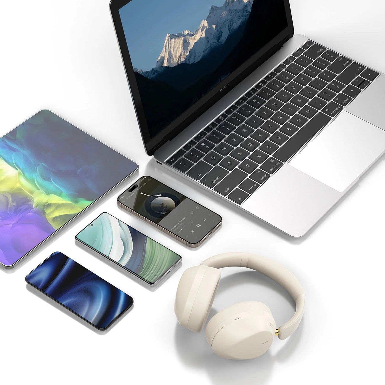 Dudao X22 Max Kabellose On-Ear-Bluetooth-Kopfhörer mit ANC - Beige