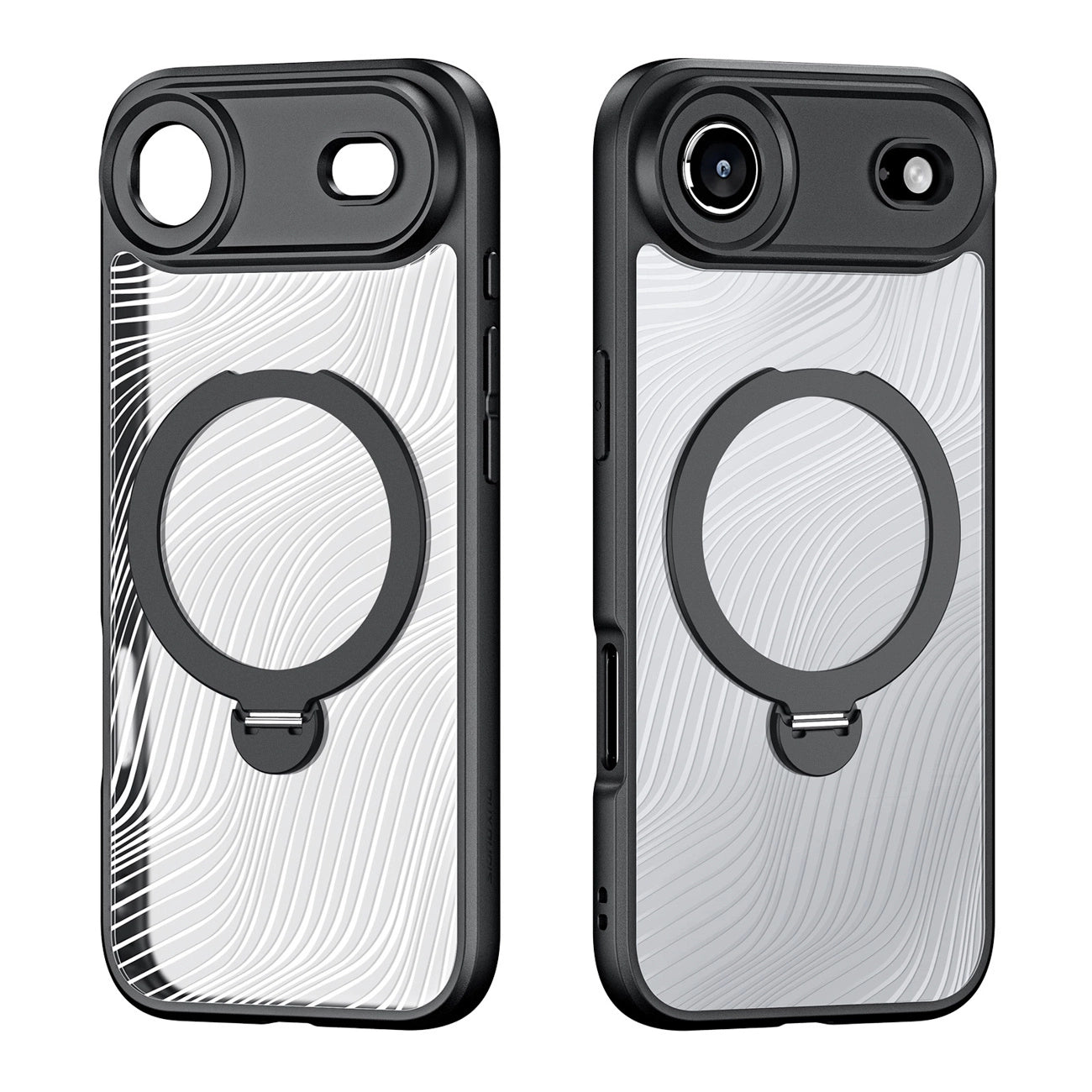 Dux Ducis Aimo Mag Case mit Magnetring und Ständer für iPhone 17 Air – Schwarz