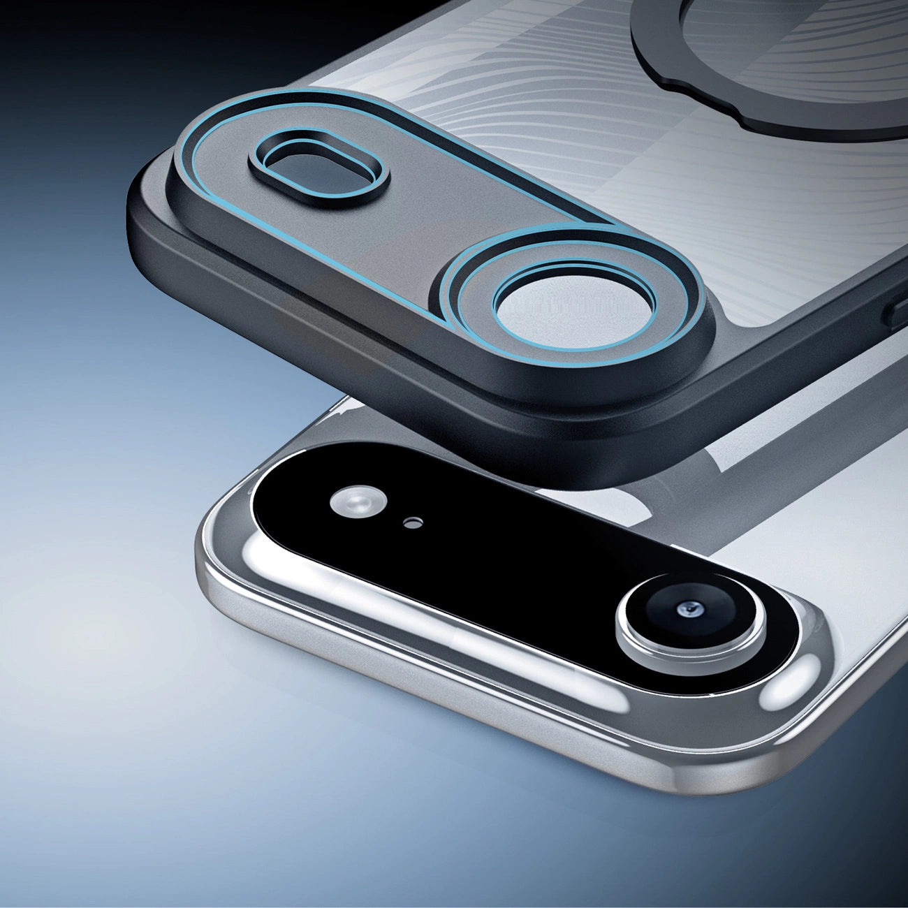 Dux Ducis Aimo Mag Case mit Magnetring und Ständer für iPhone 17 Air – Schwarz