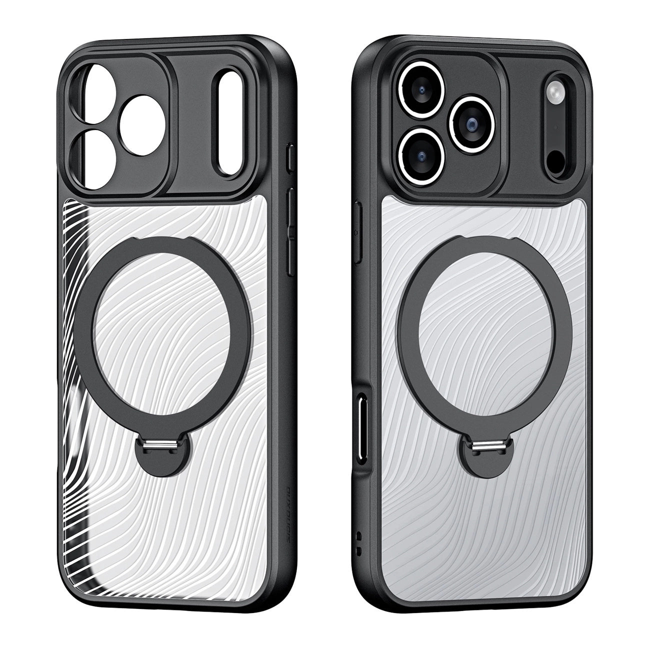 Dux Ducis Aimo Mag Case mit Magnetring und Ständer für iPhone 17 Pro – Schwarz