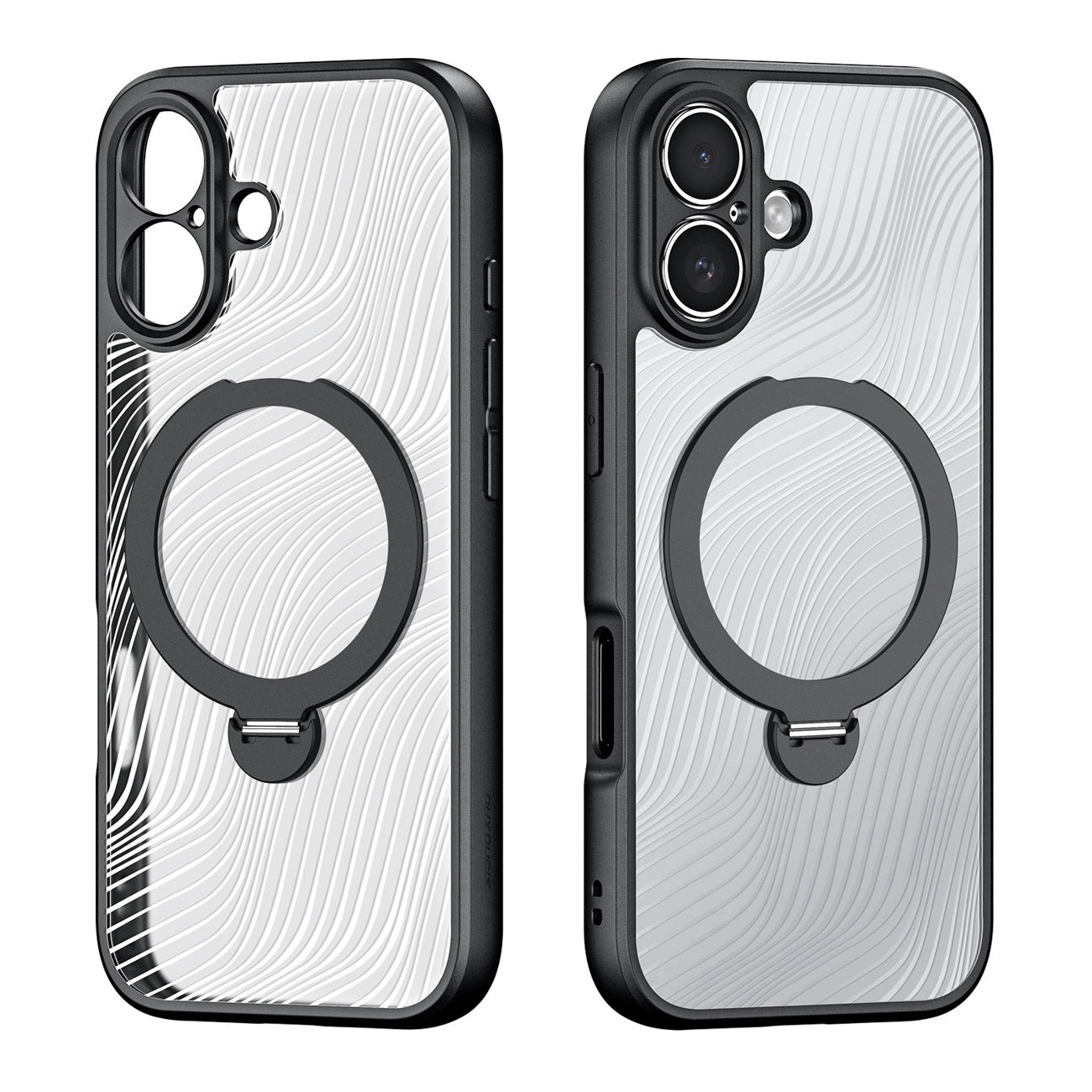 Dux Ducis Aimo Mag Case mit Magnetring und Ständer für iPhone 17 – Schwarz