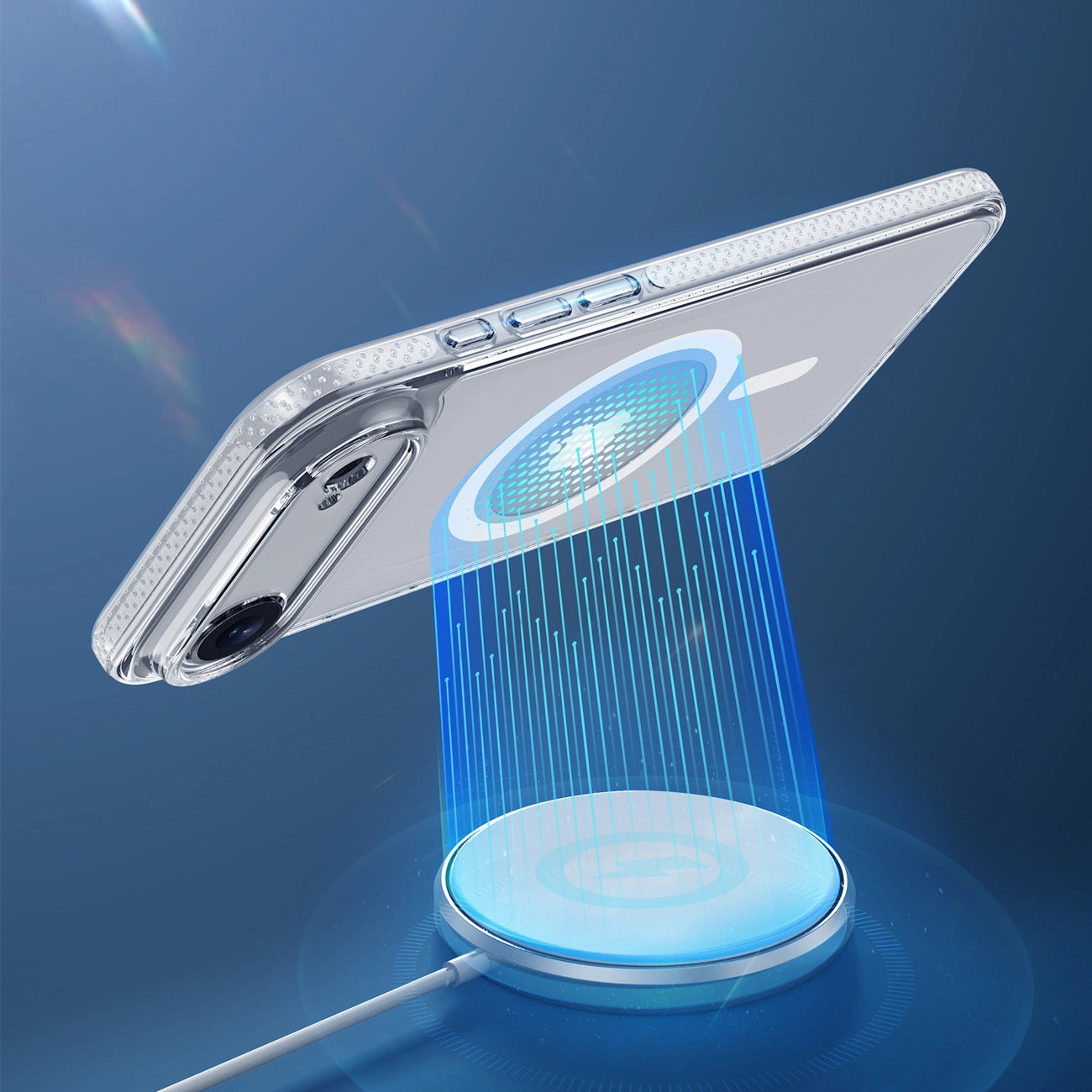 Dux Ducis Clin Mag Case für iPhone 17 Air, kompatibel mit MagSafe, transparent