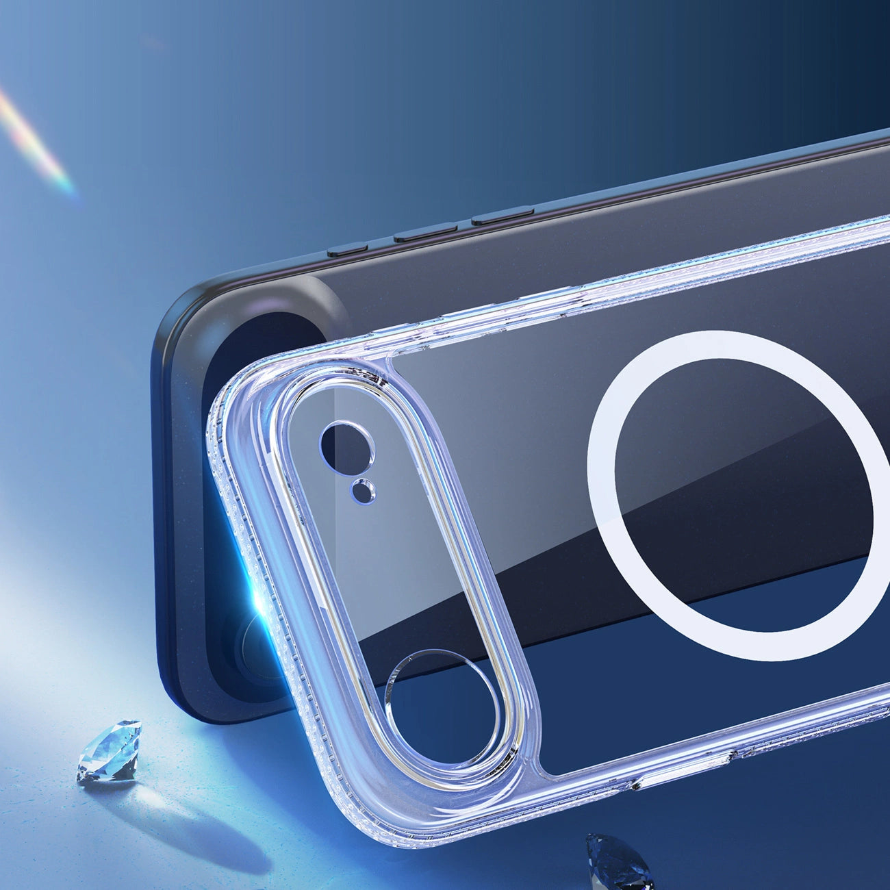 Dux Ducis Clin Mag Case für iPhone 17 Air, kompatibel mit MagSafe, transparent