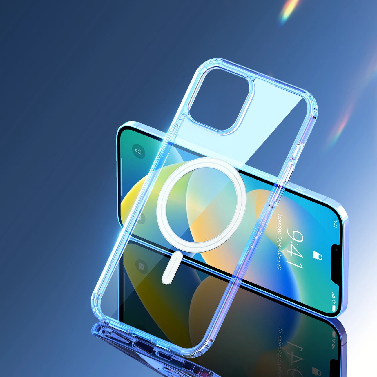 Dux Ducis Clin Magnethülle für iPhone 14 Plus kompatibel mit MagSafe transparent