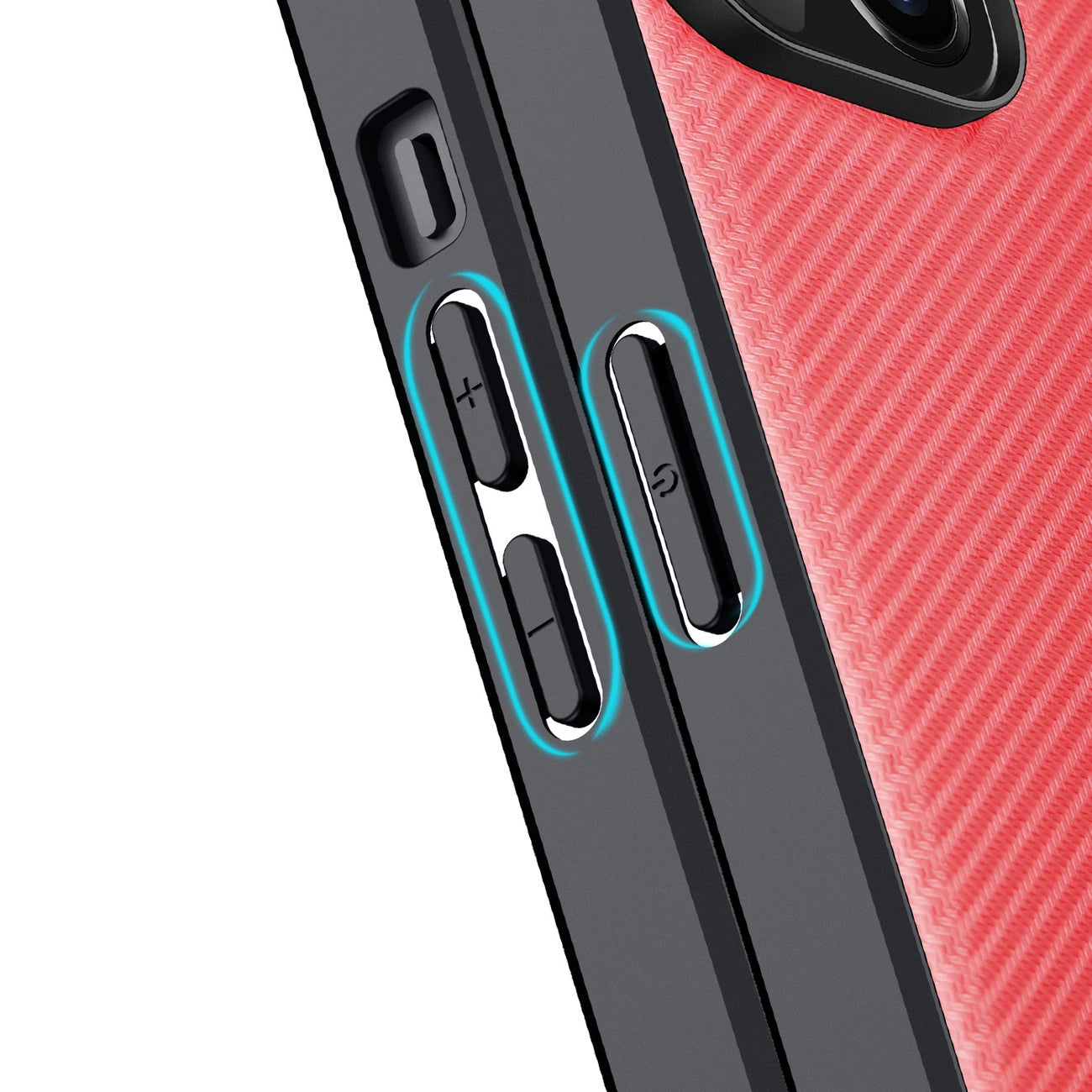 Dux Ducis Fino Hülle aus Nylon für iPhone 14 Plus rot