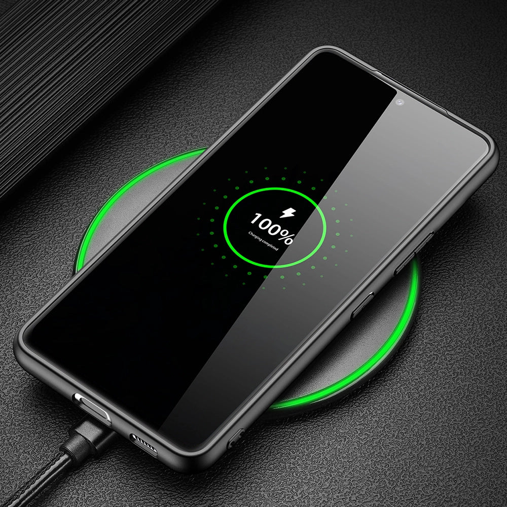 Dux Ducis Fino Hülle aus Nylonmaterial für Samsung Galaxy S22+ (S22 Plus) blau