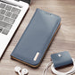 Dux Ducis Hivo Leather Flip Cover Echtleder Geldbörse für Karten und Dokumente Samsung Galaxy S22+ (S22 Plus) Blau