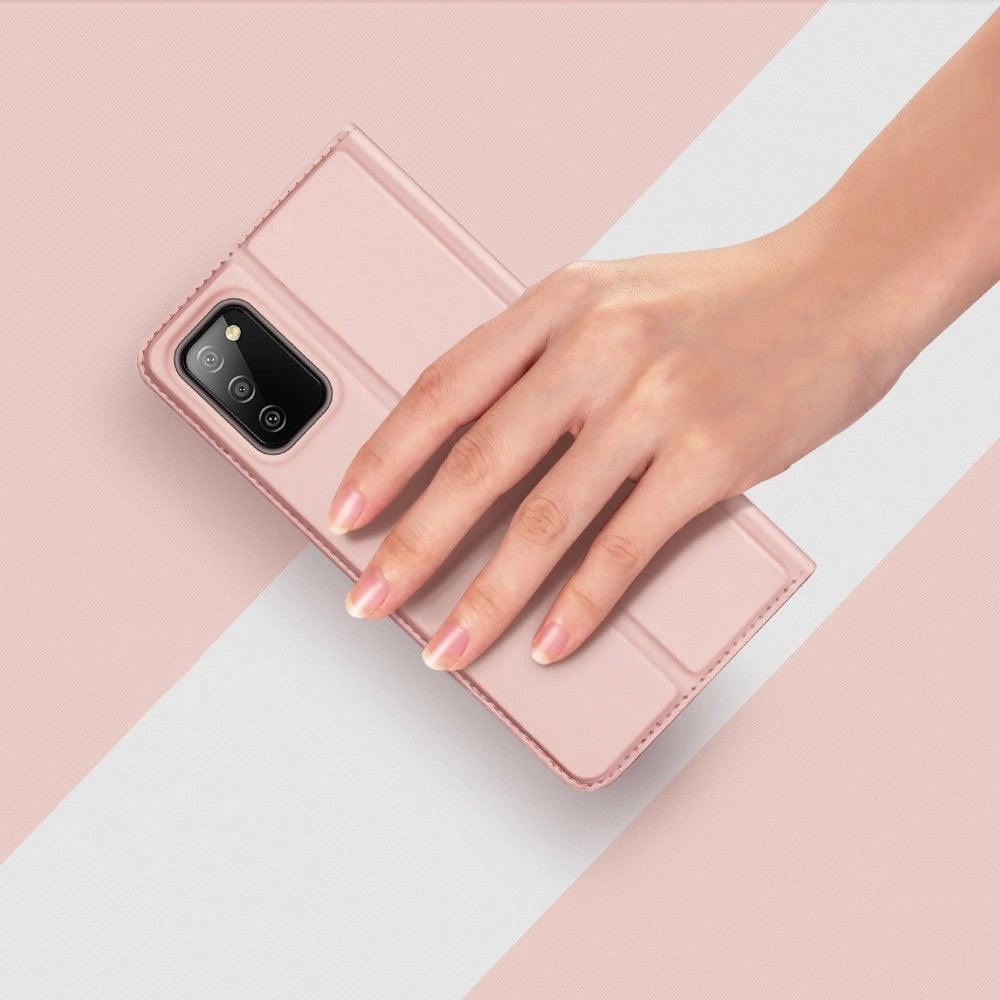 Dux Ducis Skin Pro Holster Cover Flip Cover für Samsung Galaxy A03s gold