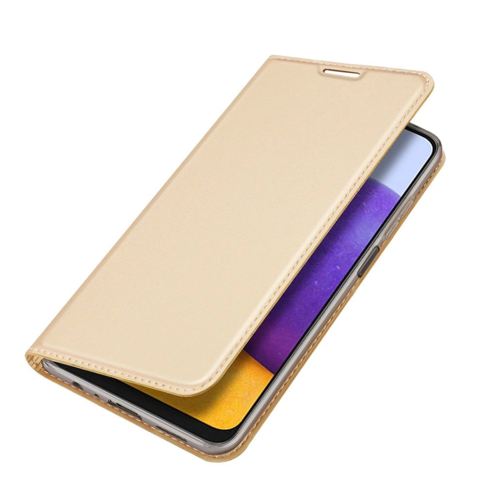 Dux Ducis Skin Pro Holster Cover Flip Cover für Samsung Galaxy A22 4G gold