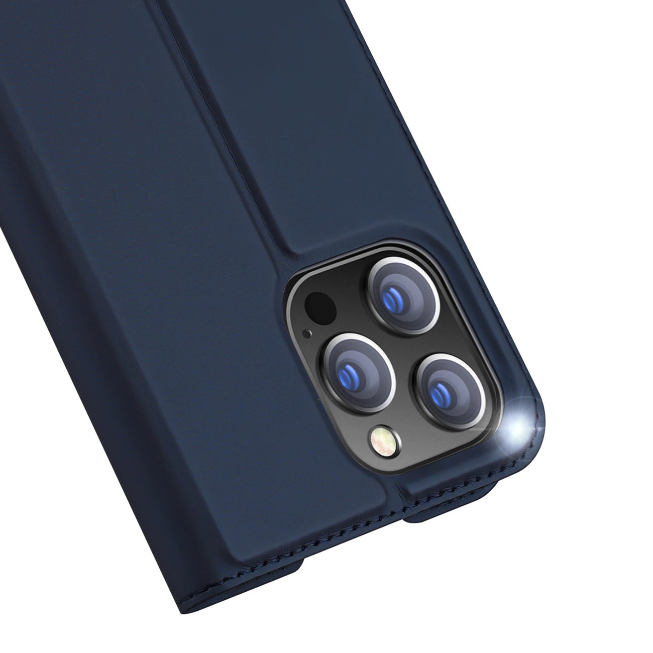 Dux Ducis Skin Pro Holster Flip Cover für iPhone 14 Pro Max blau
