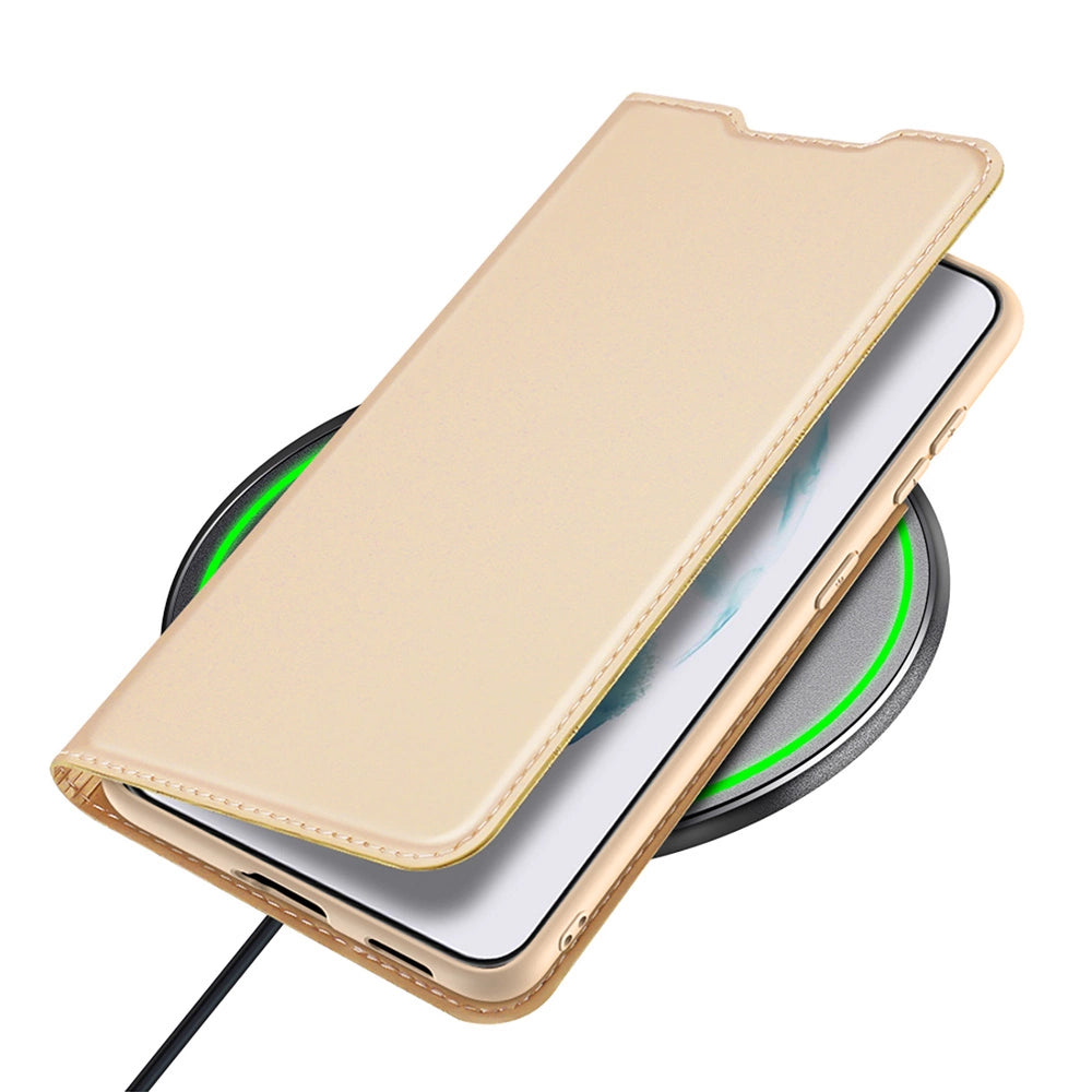 Dux Ducis Skin Pro booktype case schutzhülle aufklappbare hülle für Samsung Galaxy S22+ (S22 Plus) golden