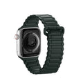 Dux Ducis Strap (Armor Version) Armband Apple Watch Ultra, SE, 9, 8, 7, 6, 5, 4, 3, 2, 1 (49, 45, 44, 42 mm) Silikon Magnetarmband Armband grün