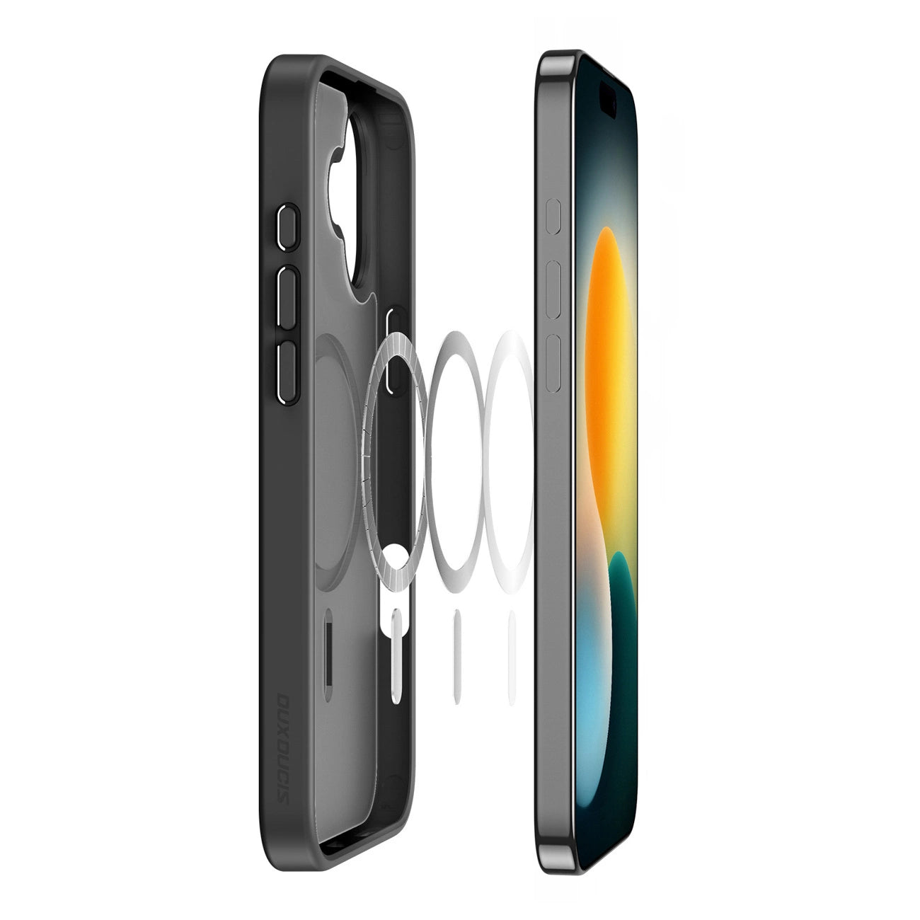 Dux Ducis Yind iPhone 17 Hülle kompatibel mit MagSafe - Schwarz