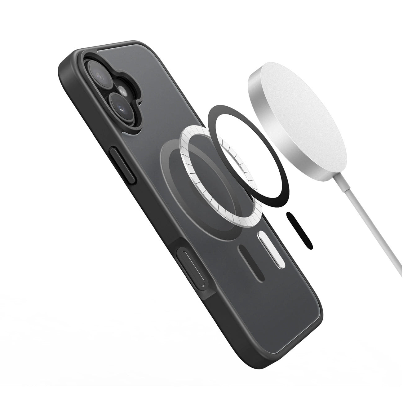 Dux Ducis Yind iPhone 17 Hülle kompatibel mit MagSafe - Schwarz