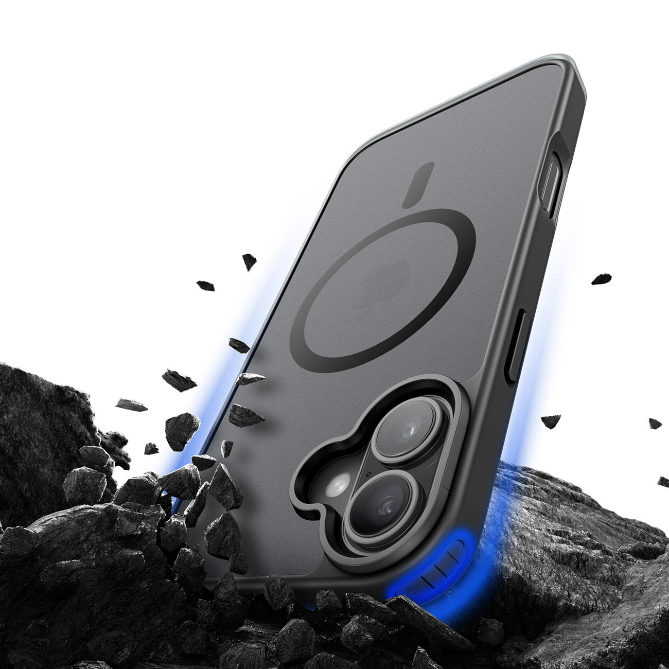 Dux Ducis Yind iPhone 17 Hülle kompatibel mit MagSafe - Schwarz