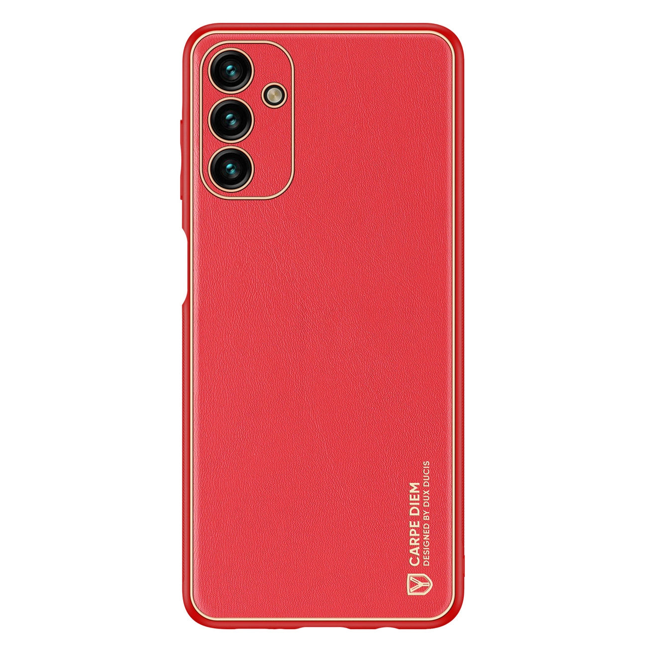 Dux Ducis Yolo elegante Hülle aus ökologischem Leder für Samsung Galaxy A13 5G rot
