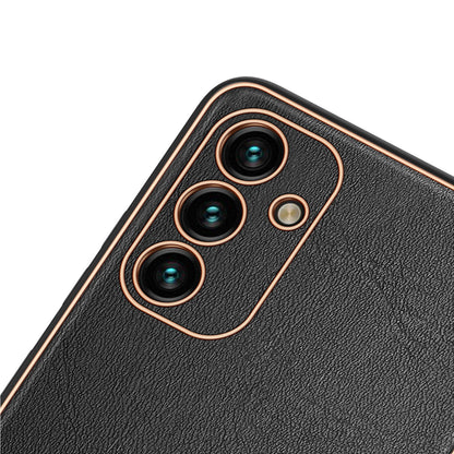 Dux Ducis Yolo elegante Hülle aus ökologischem Leder für Samsung Galaxy A13 5G schwarz