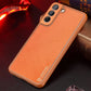 Dux Ducis Yolo elegante Hülle aus ökologischem Leder für Samsung Galaxy S22+ (S22 Plus) orange