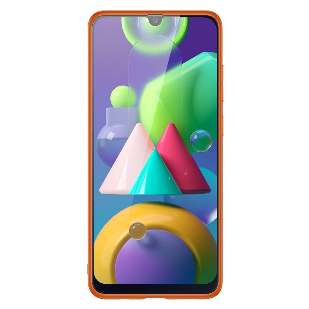 Dux Ducis Yolo elegantes Cover aus ökologischem Leder für Samsung Galaxy M30s orange