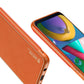 Dux Ducis Yolo elegantes Cover aus ökologischem Leder für Samsung Galaxy M30s orange