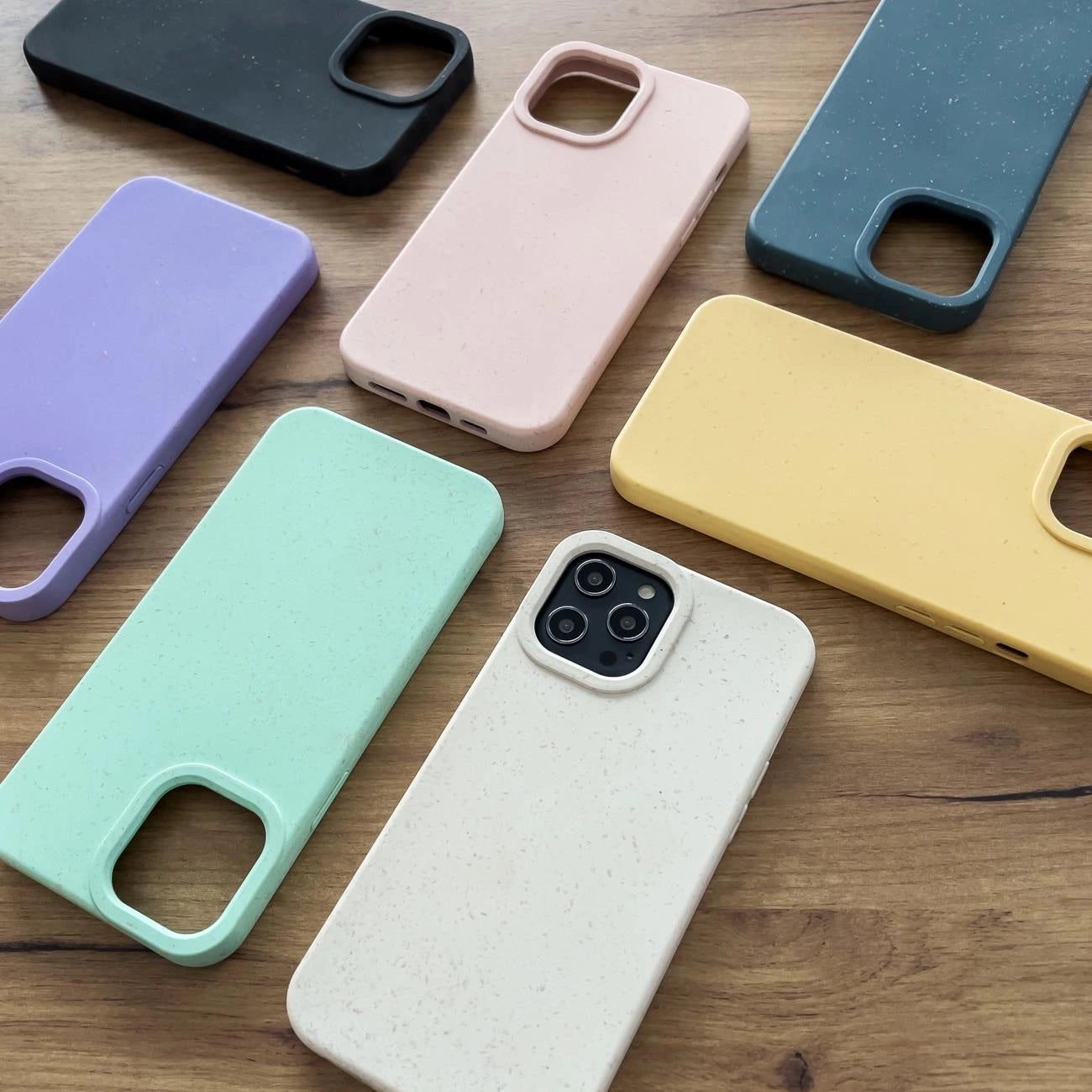 Eco Case Case für iPhone 12 Pro Max Silikonhülle Handyhülle Mint