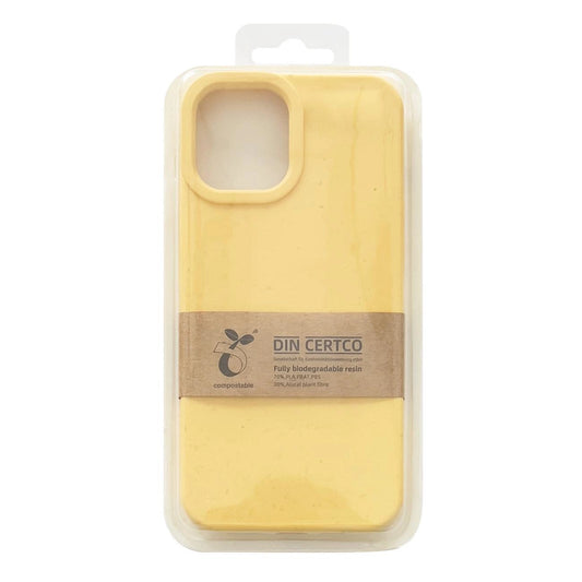 Eco Case Hülle für iPhone 11 Pro Max Silikonhülle Handyhülle Gelb