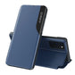 Eco Leather View Case booktype case schutzhülle aufklappbare hülle Samsung Galaxy A72 4G blau