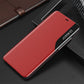 Eco Leather View Case booktype case schutzhülle aufklappbare hülle iPhone 13 Pro rot