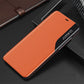 Eco Leather View Case booktype case schutzhülle aufklappbare hülle iPhone 13 mini orange